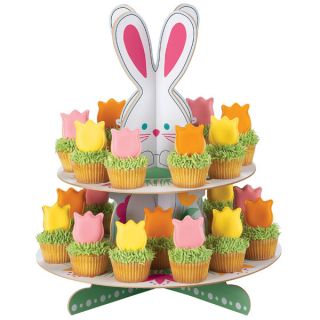 can create a bright and colorful 2 tier cupcake stand your cupcakes