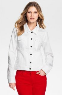 Eileen Fisher Organic Stretch Cotton Denim Jacket