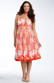 Suzi Chin for Maggy Boutique Pleated Sundress (Plus)