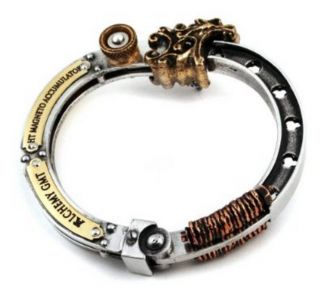 Alchemy Galvanic Magneto Inducer Steampunk Cuff Bracelet