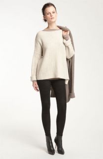 Vince Ribbed Drop Shoulder Boxy Sweater