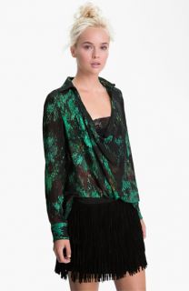 Haute Hippie Everything Gone Green Blouse