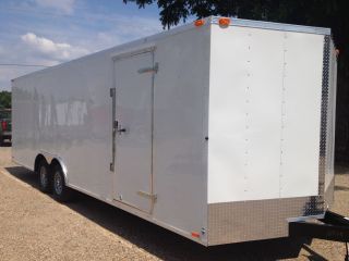  Trailer 85x20 V Nose Cargo Car Hauler Dallas Austin Waco Texas