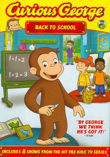  025192043833 CURIOUS GEORGEBACK TO SCHOOL BY CURIOUS GEORGE (DVD