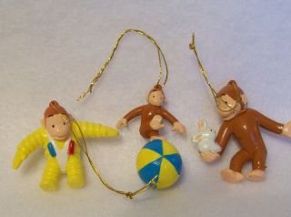 Curious George Christmas Tree Mini Ornaments Collectiable Decarations