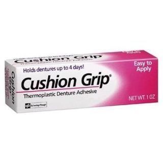 NEW Cushion Grip Thermoplastic Denture Adhesive, 1 Ounce Tube