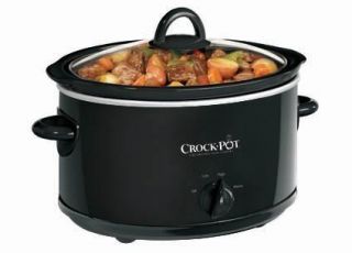 Crock Pot SCV600B 6 Qt Quart Slow Cooker Black