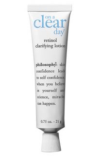 philosophy on a clear day retinol clarifying lotion