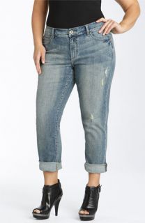 CK Calvin Klein Jeans Rhinestone Boyfriend Jeans (Plus)