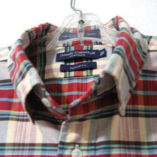 Daniel Cremieux Cotton Plaid Shirt XL