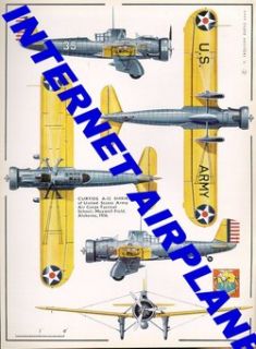 Aircraft Profile 128 Curtiss A 12 Shrike USAAF Airmail