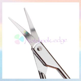  Curved Mustache Nose Hair Scissors Eyebrows Nail Trimmer Tool