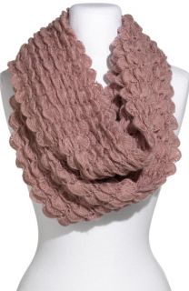 Frenchi® Scallop Knit Infinity Scarf