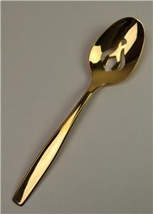 Serving Spoon Rogers Cutlery Co International Golden Modern Living