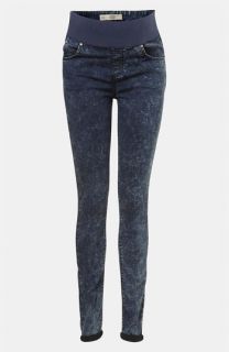 Topshop Maternity Leigh Acid Wash Skinny Jeans