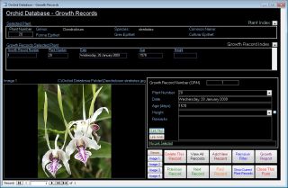 Orchid Management Database Software New Pro Version