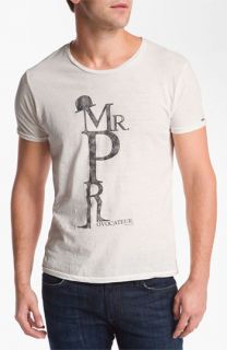 Scotch & Soda Monsieur Provocateur Graphic Cotton & Linen T Shirt