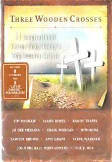  Inspirational Music DVD Three Wooden Crosses, 11 Top Country Artists
