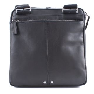 PIQUADRO Jazz Shoulder Pocketbook Genuine Black Leather CA1806W17