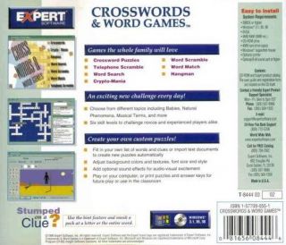  Word Games PC CD Match Scramble Search Themed Letter Puzzles
