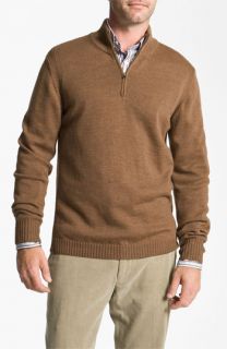 Façonnable Half Zip Classique Fit Merino Wool Sweater [Tall]