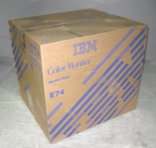  larger view new ibm e74 17 screen crt computer monitor up for auction