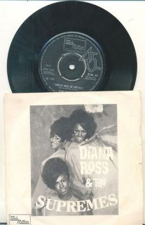 Ross Supremes Someday Diff Indian PS 45rpm 1969