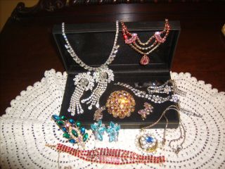   Rhinestone jewelry collection Juliana B David Kramer Warner High end