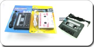Car Cassette Tape 3 5mm Adapter for  iPod Nano CD MD