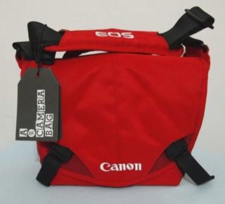 Red Canon Crumpler 5 Million Dollar Home Camera Bag New