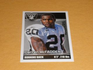 2012 Panini NFL Sticker Collection 202 Darren McFadden