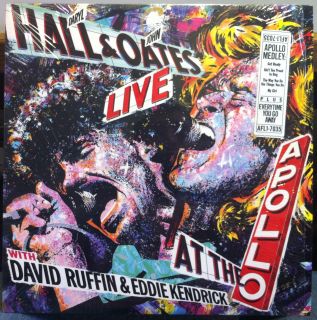 DARYL HALL & JOHN OATES live at apollo LP Mint  AFL1 7035 RL Ludwig