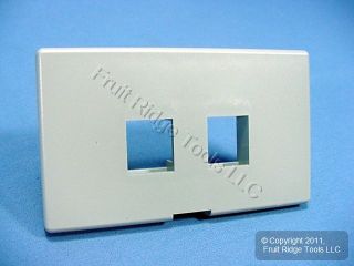 Gray Quickport Cubicle Wallplate Fits Herman Miller