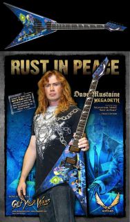 Dean Dave Mustaine Rust in Peace with Case