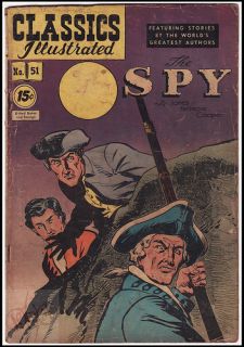 Classics Illustrated 51 The Spy James F Cooper 1948
