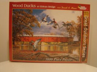  Ducks at Eldean Bridge Artist David A. Maass 1000 Piece Puzzle Sealed