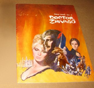 Doctor Zhivago Program 1965 David Lean Movie Vintage 60s MGM Classic