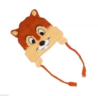 Disney World Chip Dale Child Knit Ski Hat Cap Beanie Toque Tuque Touk