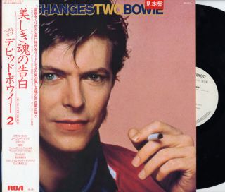 David Bowie Changes Two Bowie Japan Issue Promo WL OBI