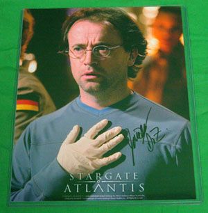  Zelenka Headshot from Stargate Atlantis Signed by David Nykl