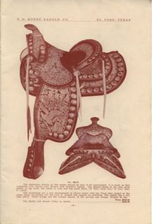 1958 SD Myres Saddle Co on CD Leather Holsters Belts and Accessories