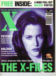  Anderson x Files Xpose Magazine 1 97 6 David Duchovny Poster