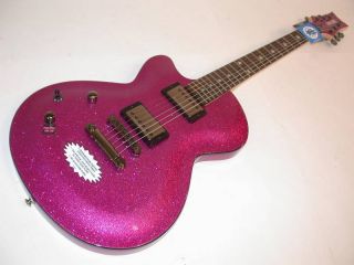 Daisy Rock Atomic Pink Rock Candy Classic Guitar Left