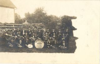 IL Davis Davis City Band Real Photo 1907 M11840 Early