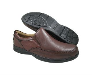New Florsheim Mens Dawes Brown Slip on Shoes US 14 W