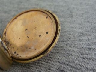 antiguo y fino reloj bolsillo swiss para dama savonette caja original