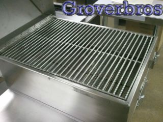 New Custom Built Charbroiler All Stainless Steel Grill w Cover