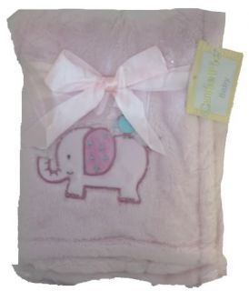 New w Tag Cutie Pie Baby Fleece Blanket 30 x 30 Pink