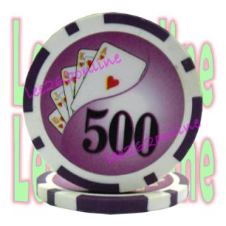 300pc Hi Roller Poker Chip Set with Aluminum Case