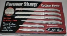 forever sharp platinum series knives as seen on tv these